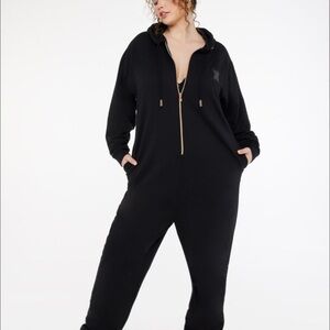 Savage fenty forever savage hooded Sleep onesie Caviar/black in Xl  NWT in pkg